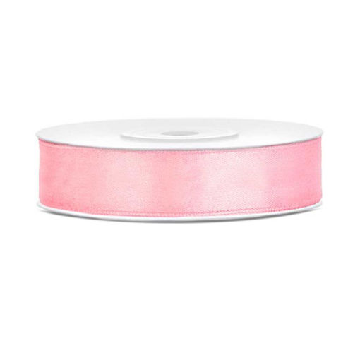 Picture of SATIN RIBBON LIGHT PINK 12MM PER METRE